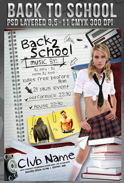Back to School Night Flyer Template