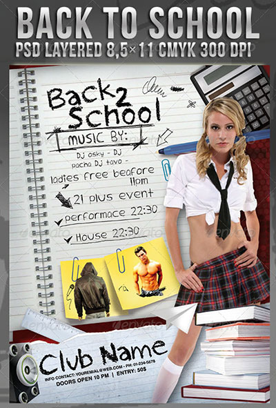 Back to School Night Flyer Template Back to School Night Flyer Template
