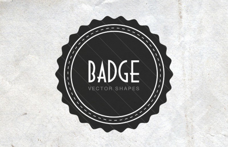Badge Shapes Vector