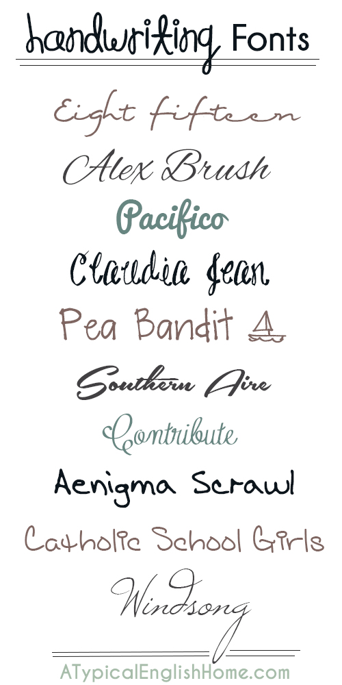 Best Handwriting Fonts Free Download Best Handwriting Fonts Free Download