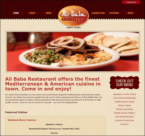 Best Restaurant Website Design