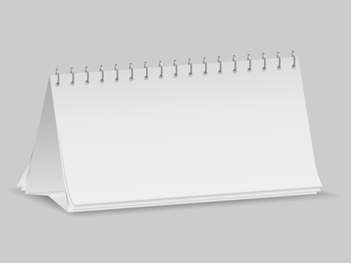 Blank Desk Calendar Template