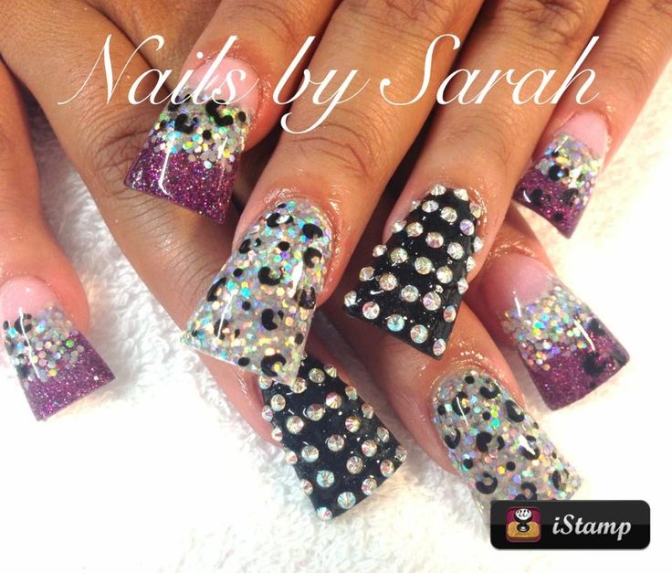 Bling Acrylic Nails