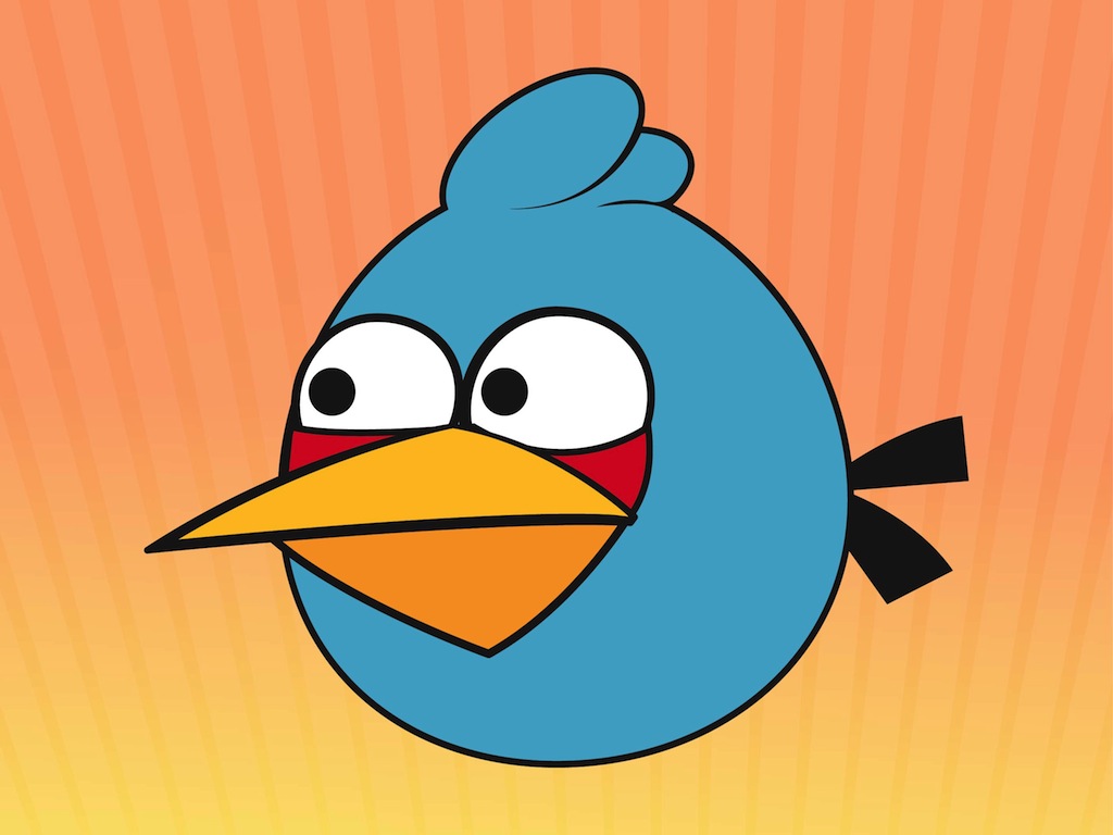 Blue Angry Bird