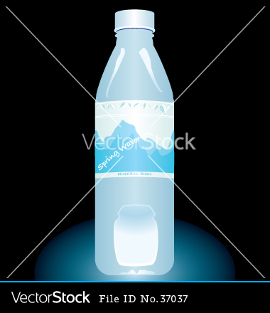 Bottled Water Vector