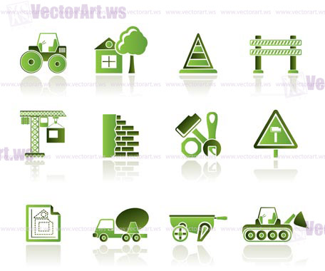 Building Construction Vector Icons