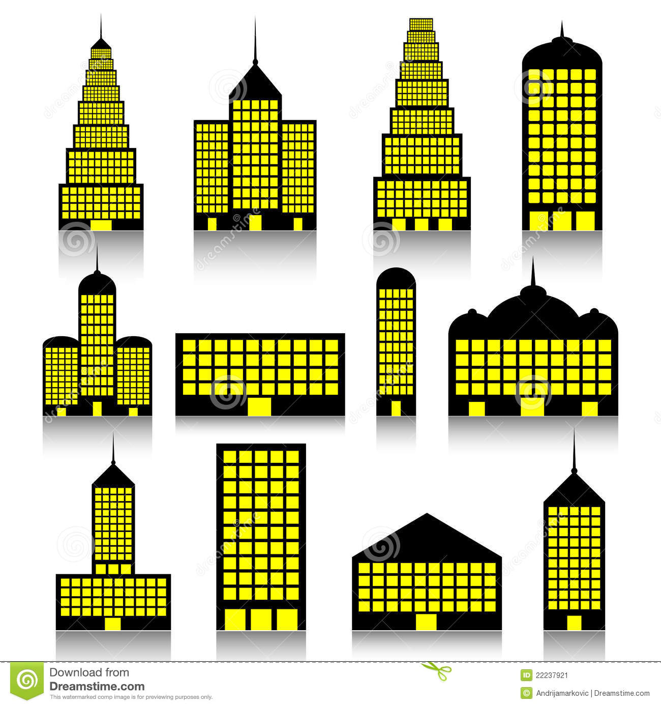 Building Icon Set