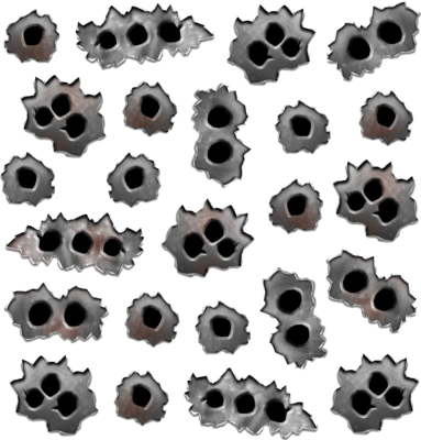 Bullet Holes PSD
