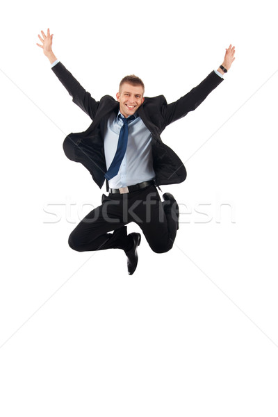 Business Stock Photo Excited