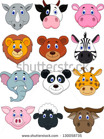 Cartoon Animal Heads