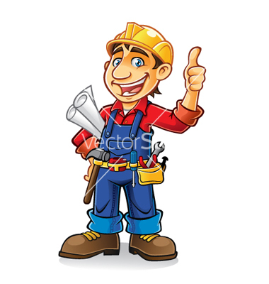 Cartoon Construction Worker Clip Art