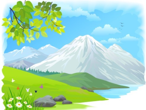 Cartoon Landscape Vector