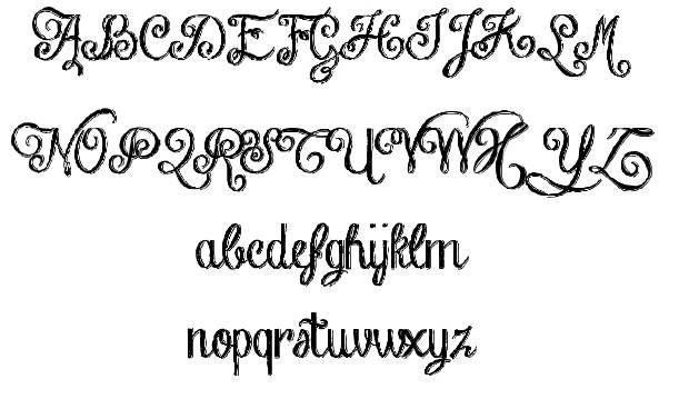 Chalk Hand Lettering Shaded Font Chalk Hand Lettering Shaded Font