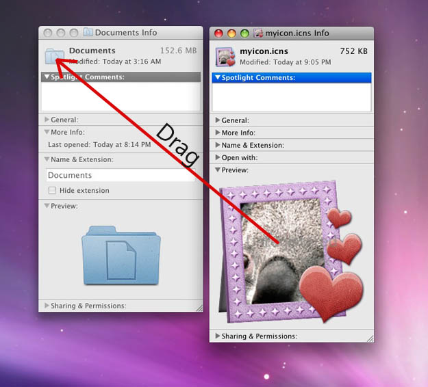 Change Folder Icons Mac OS X Change Folder Icons Mac OS X