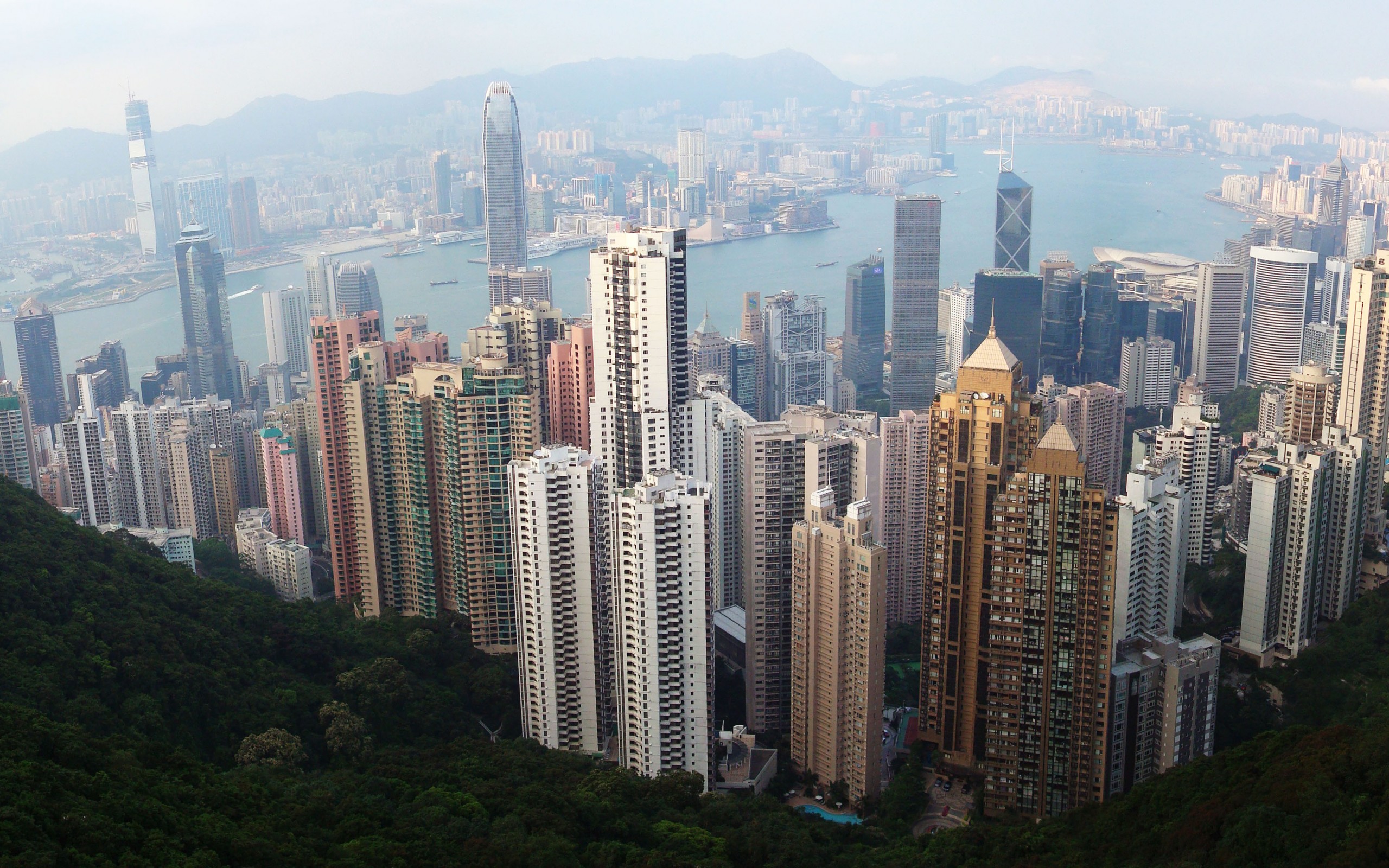 China Hong Kong Skyline