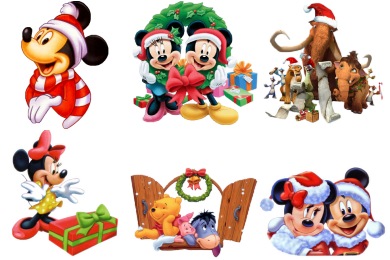Christmas Cartoon Icons Christmas Cartoon Icons