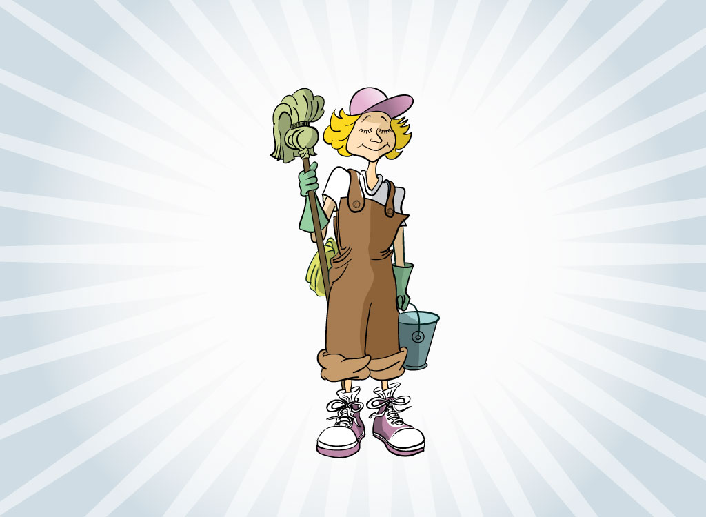 Cleaning Lady Clip Art Free