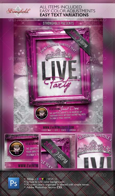 Club Party Flyer Templates Free