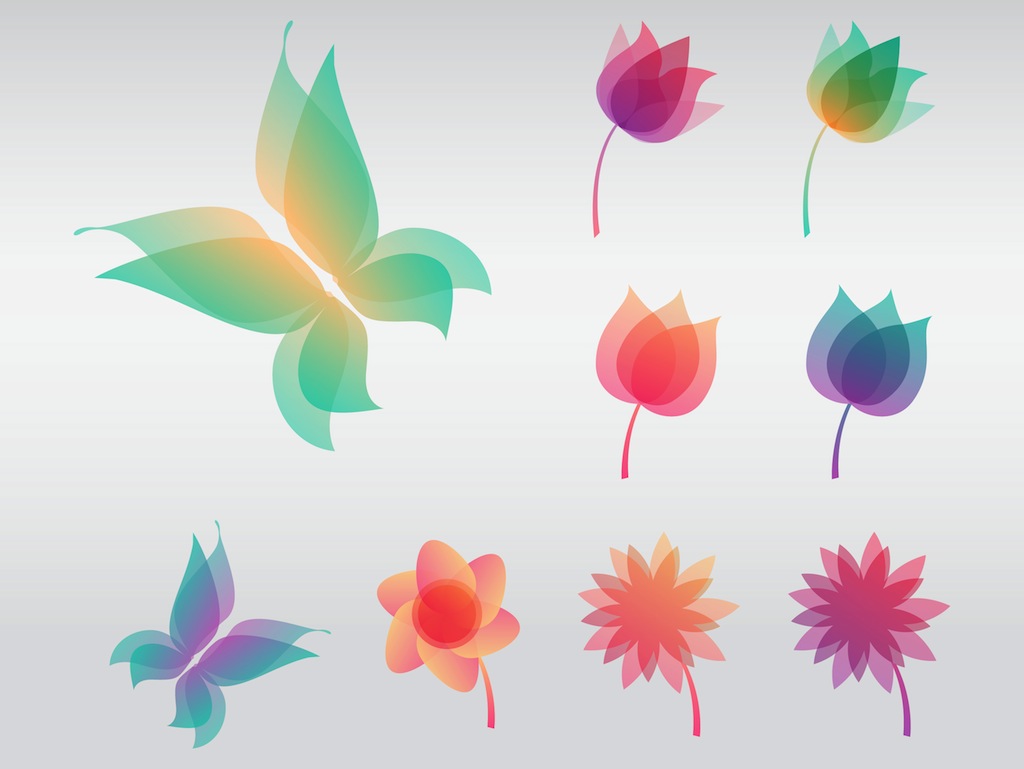 Colorful Flower Clip Art Free