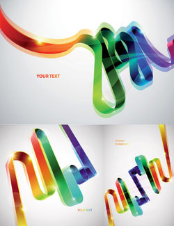 Colorful Ribbon Vectors