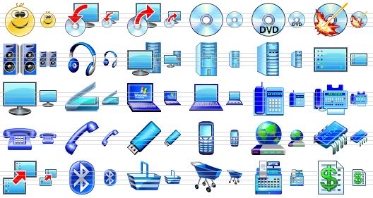 Computer Toolbars Icons