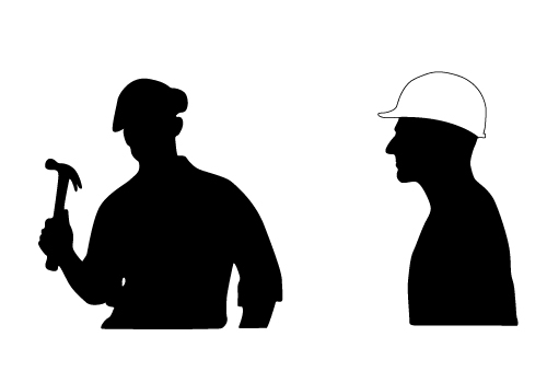 Construction Worker Silhouette Free