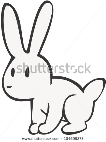Cute Cartoon Arctic Hares