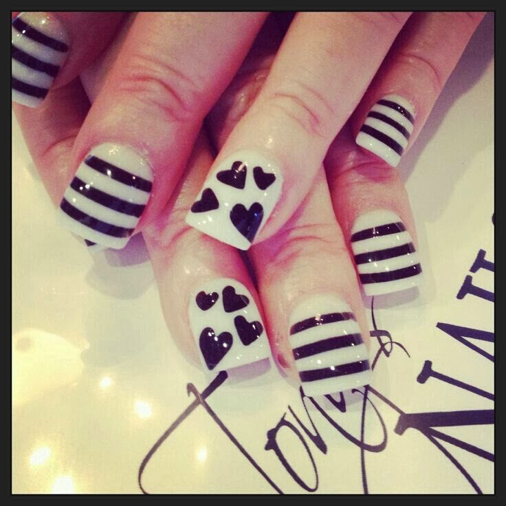 Cute Line Nail Designs