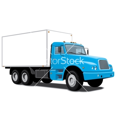 Delivery Truck Vector Art