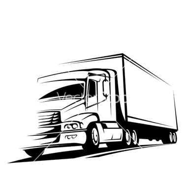 Delivery Truck Vector Free