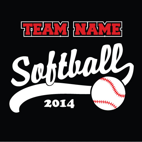 Design Shirt Softball Clip Art