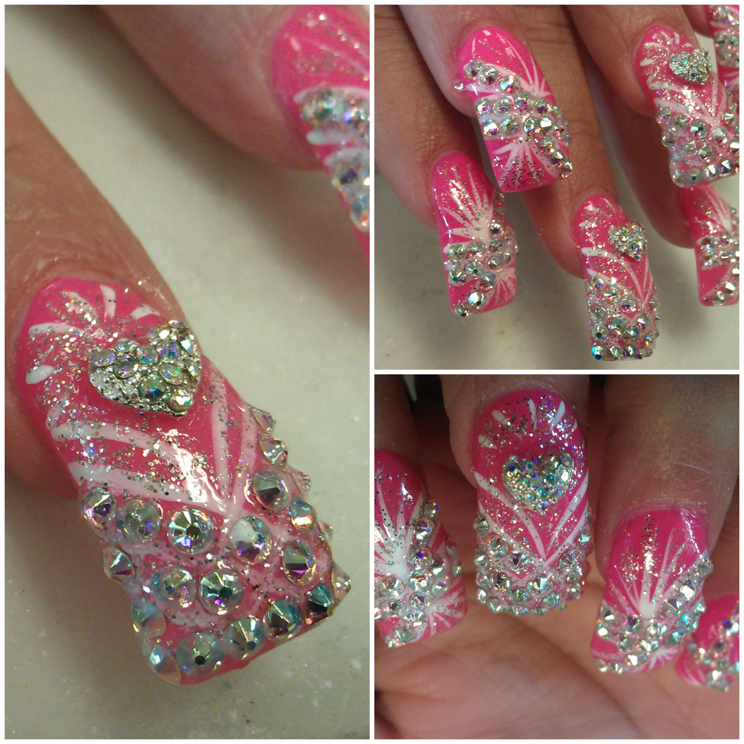 Diamond Bling Nails Designs