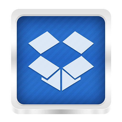 Dropbox App Folder Icon Black