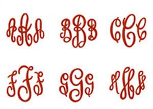 Empire Monogram Embroidery Font