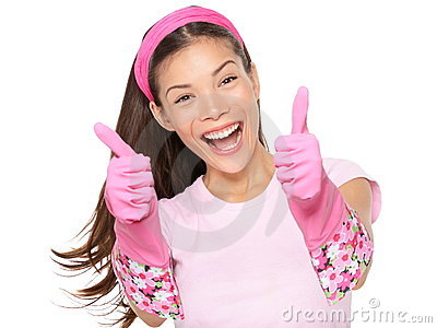Excited Woman Thumbs Up