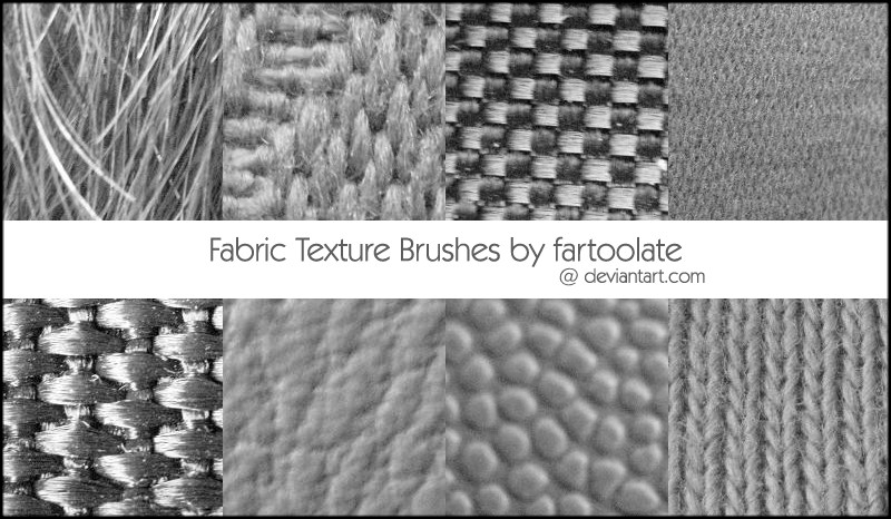 Fabric Texture Photoshop Brushes