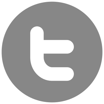 Facebook Twitter Icon Grey Circle