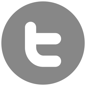 Facebook Twitter Icon Grey Circle