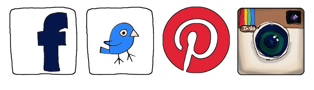 Facebook Twitter Pinterest Instagram Logo