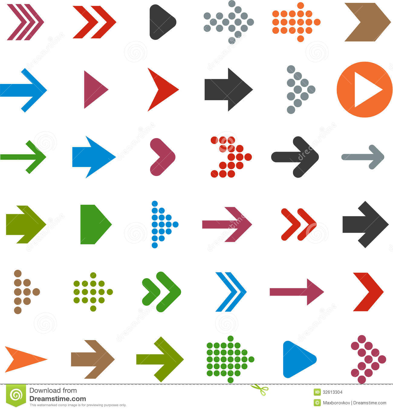 Flat Arrow Icon