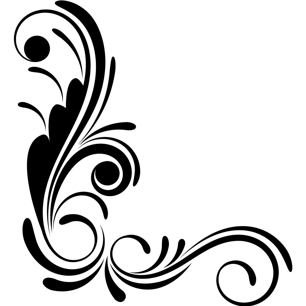 Flower Corner Border Designs Flower Corner Border Designs