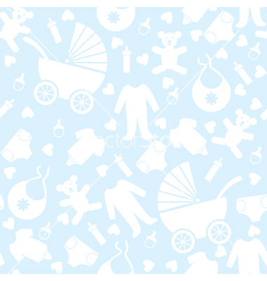 Free Baby Shower Blue Background