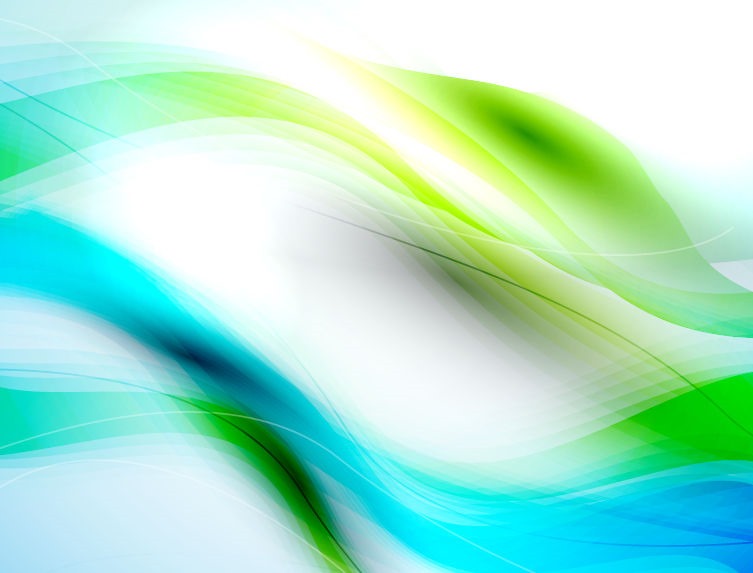 Free Blue Abstract Wallpapers Green Wave