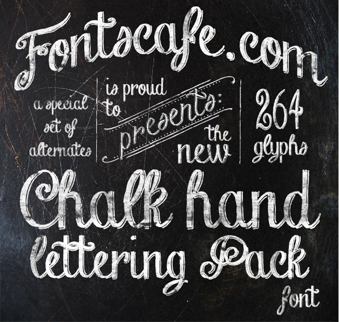 Free Chalk Hand Lettering Font Free Chalk Hand Lettering Font
