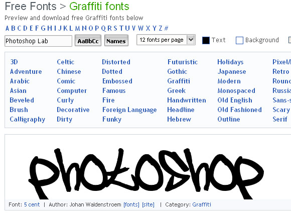 Free Photoshop Fonts