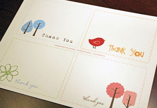 Free Printable Thank You Templates Free Printable Thank You Templates