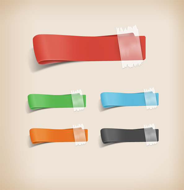 FREE Ribbon PSD Templates FREE Ribbon PSD Templates