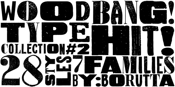 Free Wood Type Font