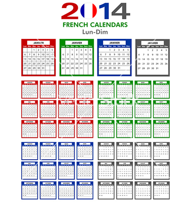 French Calendar 2014