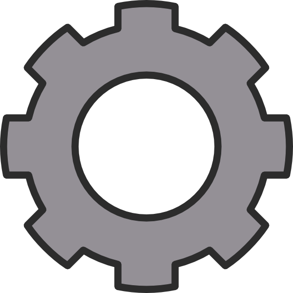 7 Gear Vector Icons Large Images